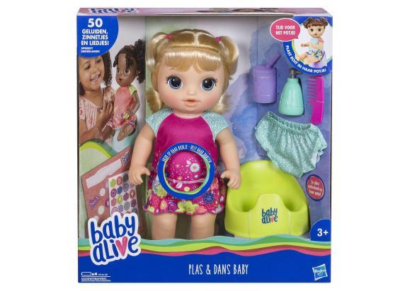 Hasbro - Baby Alive Baby Alive Plas & Dans Baby Blonde