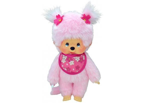 - Monchihichi Monchhichi Meisje Cherry Blossom roze 20cm