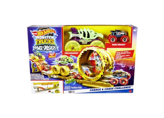 Hot Wheels - Monster Trucks Hot Wheels Monster Truck Powerkrakers speelset. La