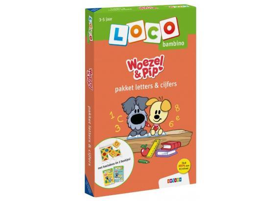 Loco Loco Bambino Pakket - Woezel & Pip: Letters & Cijfers