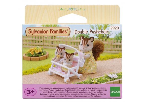 Sylvanian Families - Sylvanian Families Village Sylvanian Families 4533 Dubbele kinderwagen