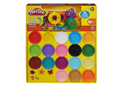 Play-Doh - Potjes Play-Doh Super Kleuren Set