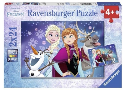 Ravensburger - Frozen Frozen: Noorderlichten 2x24st
