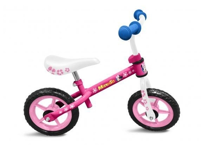 Disney Loopfiets Minnie Mouse - Loopfiets - Meisjes - Roze;Wit - 10 Inch