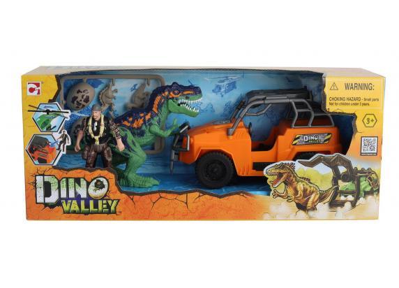 - Dino Valley Dino Valley Catch buggy met figuur en dino