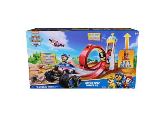 Paw Patrol Reddingswagens - Super Loop Uitkijktoren met licht en geluid