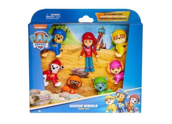 PAW Patrol Reddingswagens - Cadeauset met 7 speelgoedfiguren