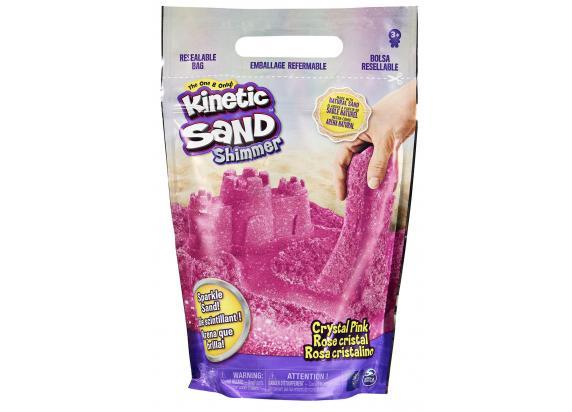 Kinetic Sand - Kristalroze Natuurlijk Glinsterend Zand - 907 g origineel kinetisch zand - Sensorisch speelgoed