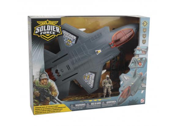 - Soldier Force Soldier Force Air Hawk Bombard gevechtsvliegtuig speelset