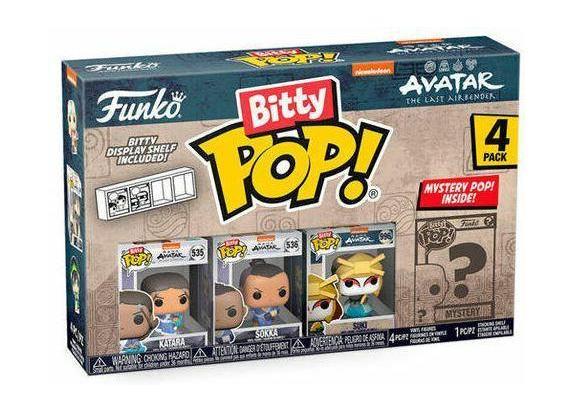 POP! Figures Bitty POP! Avatar the Last Airbender Season 6 4-pack with Mystery chase - 73058 Azula, Tye Lee, Zuko