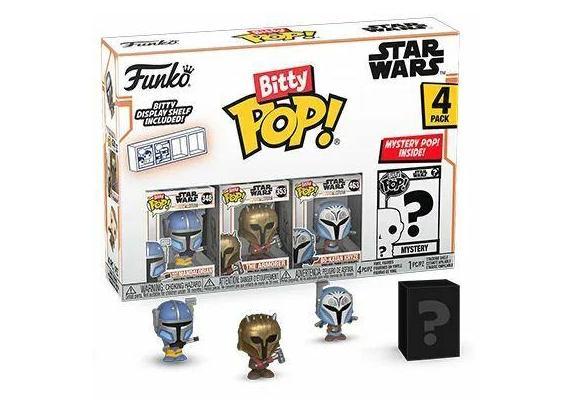 pop-figures-star-wars-bitty-pop-star-wars-the-mandalorian-4-pack-with-mystery-chase-75452-mandalorian