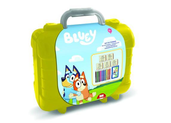 Bluey Reis Stempel- en Kleurkoffer