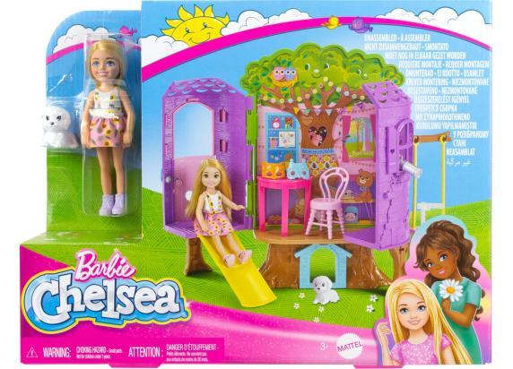 Barbie Barbie Chelsea Boomhutspeelset m/pop en puppy