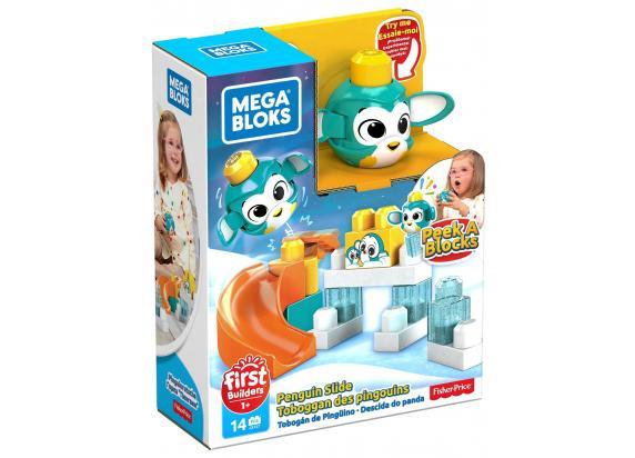 Fisher Price Mega Bloks Peek A Blocks Glijbaan met figuur