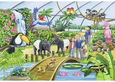 Ravensburger Welkom in de dierentuin 2x24st