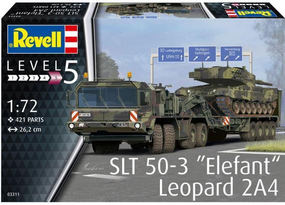 Revell 1/72 SLT 50-3 "Elefant" + Leopard 2A4