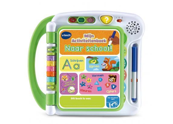 VTech Mijn Activiteitenboek Naar School – Educatief en Interactief speelgoed – Maak Kennis met School – 3 tot 6 jaar