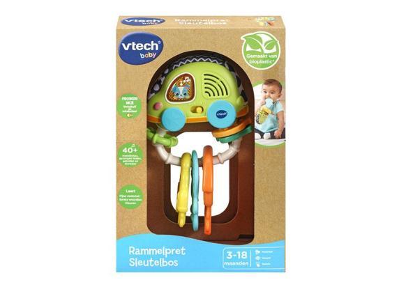 VTech Dierenvriendjes Rammelpret Sleutelbos - Educatief Speelgoed - Cijfers, Kleuren en Muziek - Van 3 tot 24 Maanden