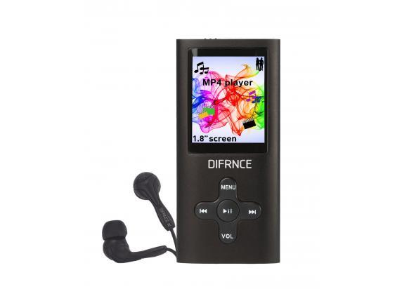 Difrnce Difrnce MP1851 4GB Zwart - MP4 speler