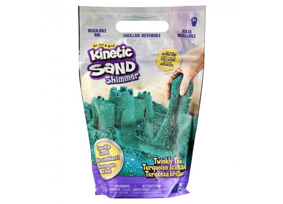 Kinetic Sand Glitter Sand Twinkly Teal 907g