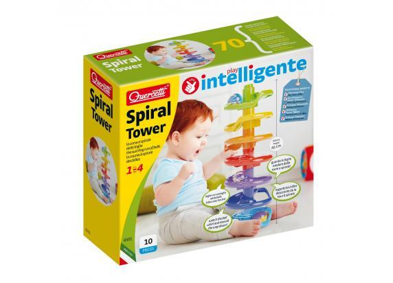 Quercetti Spiral Tower Ballentoren 45cm 10-delig