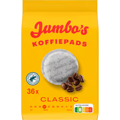 Jumbo's Koffiepads Classic 36 Stuks