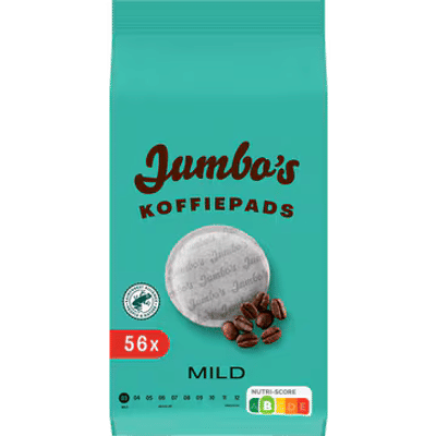 Jumbo's Koffiepads Mild 56 Stuks