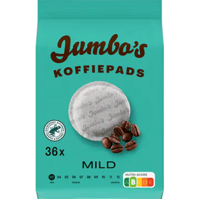 Jumbo's Koffiepads Mild 36 Stuks