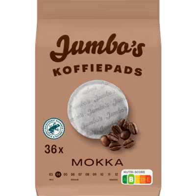 Jumbo's Koffiepads Mokka 36 Stuks