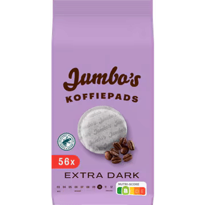 Jumbo's Koffiepads Extra Dark 56 Stuks