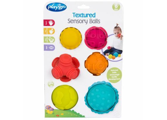 Playgro Playgro Sensorische ballen 6-pack