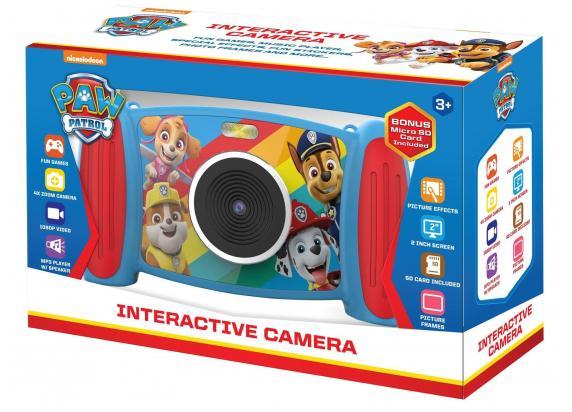 Accutime Interactieve Kindercamera Paw Patrol - 5MP Foto, 1080p Videoresolutie, 4-Voudige Zoom, 5 Grappige Filters En Speciale Effecten, 4 Coole Games, 2-in-1 Scherm - Met Micro SD-kaart - Vanaf 3 Jaar