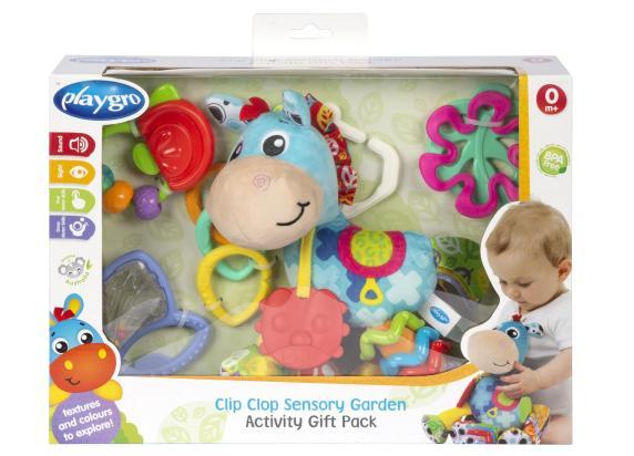 Playgro Playgro Sensorische Clip Clop Eenhoorn ontdek en speel Geschenkset