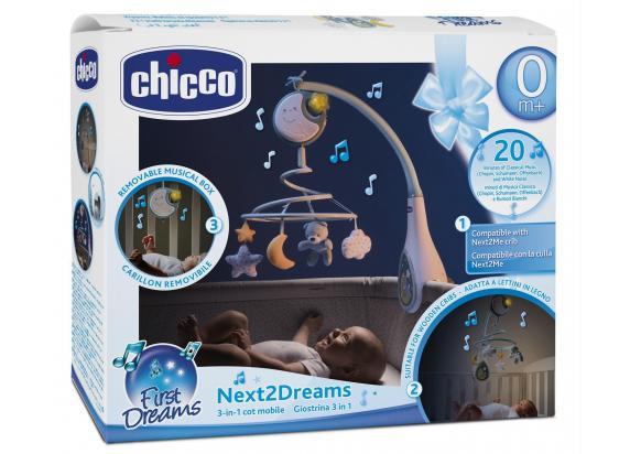 Chicco Next2Dreams Muziekmobiel Blue