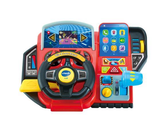 VTech Rijd & Leer Racer Racestuur Activity Center - Interactief & Educatief Speelgoed - Activiteitenbord - Cadeau - Kinderspeelgoed 3 Jaar