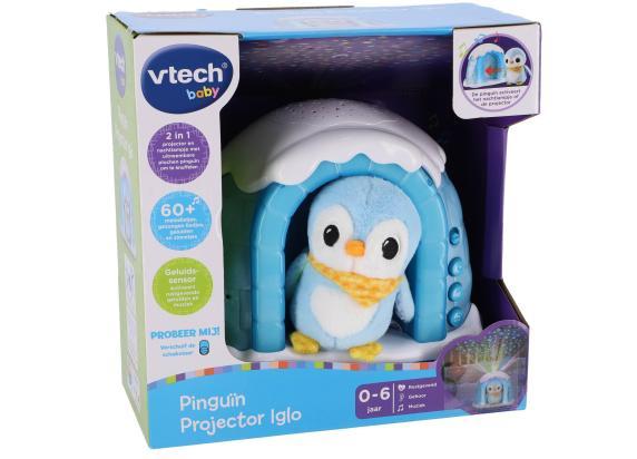 VTech Pinguïn Projector Iglo - Interactief Speelgoed - Knuffel inclusief Projector - Van 0 tot 7 jaar