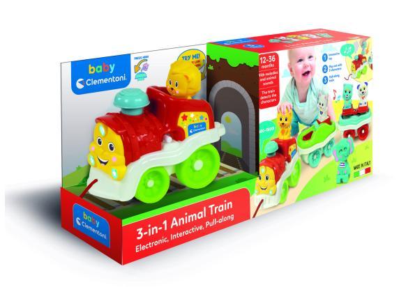 Clementoni Dierentrein 3-in-1