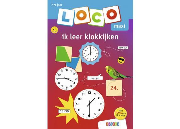 Loco Loco Maxi Boekje - Ik leer klokkijken