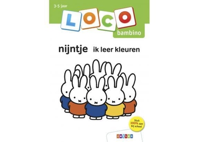 Loco Loco Bambino Boekje - Nijntje: Ik leer kleuren