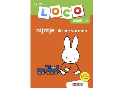 Loco Loco Bambino Boekje - Nijntje: Ik leer vormen