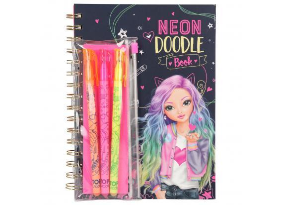 Top Model TOPModel Neon Doodle Book met neon stiften