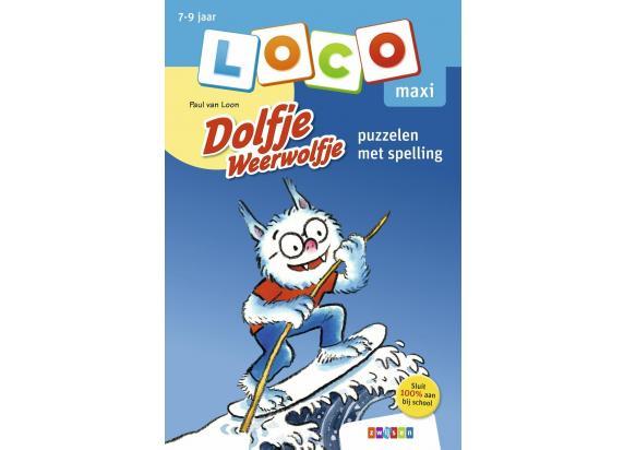 Loco Loco Maxi Boekje - Dolfje Weerwolfje: Puzzelen met spelling