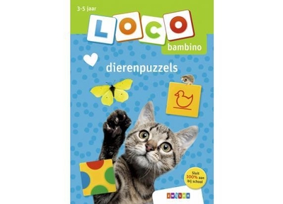 Loco Loco Bambino Boekje - Dierenpuzzels