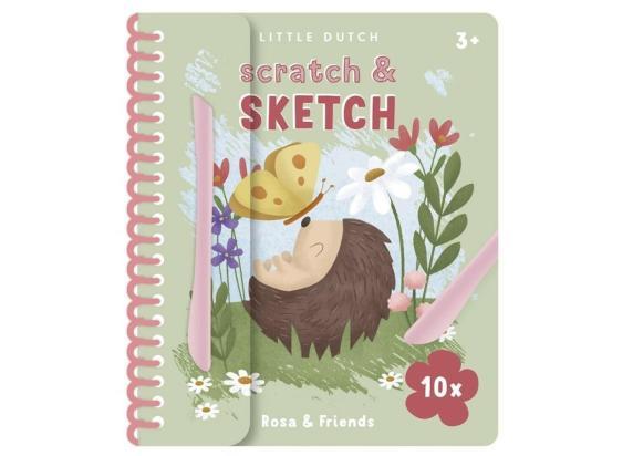 Little Dutch Rosa & Friends Scratch & Sketch