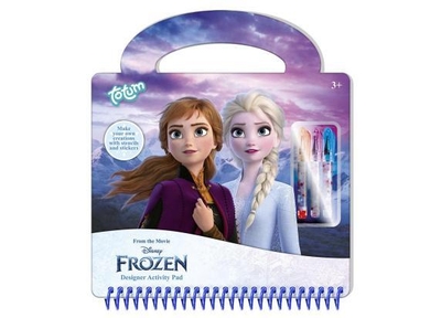 Disney Frozen Totum designer doeboek vakantieboek tekenen & schrijven, sticker boek - 25-delig