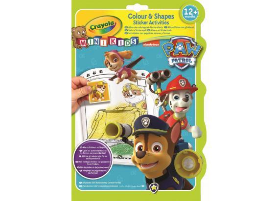 Crayola - Paw Patrol Crayola Mini Kids -Paw Patrol Kleur- en stickerboe