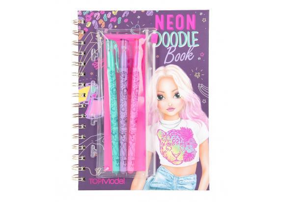 Top Model TOPModel Neon Doodle Book met neon stift