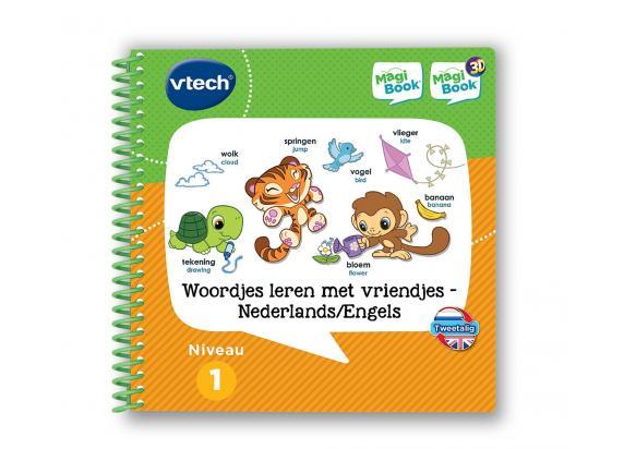 VTech MagiBook Activiteitenboek - Woordjes Leren met Vriendjes - Niveau 1 - NL/EN - 2 tot 5 Jaar