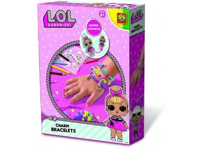 SES - L.O.L. - Bedelarmbanden - maak je eigen sieraden - met elastiekdraad en krimpfolie - knutselen meisjes - armbandjes maken meisjes