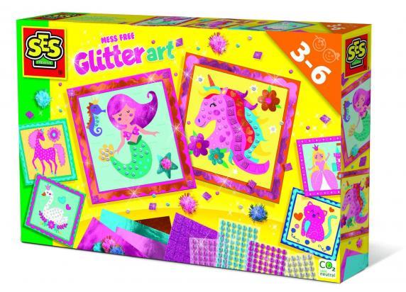 SES Creative SES Knoeivrije Glitter kunst